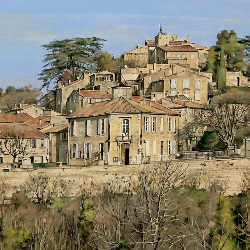 murs - vaucluse 2019, 60 x 75 cm, öl auf leinwand