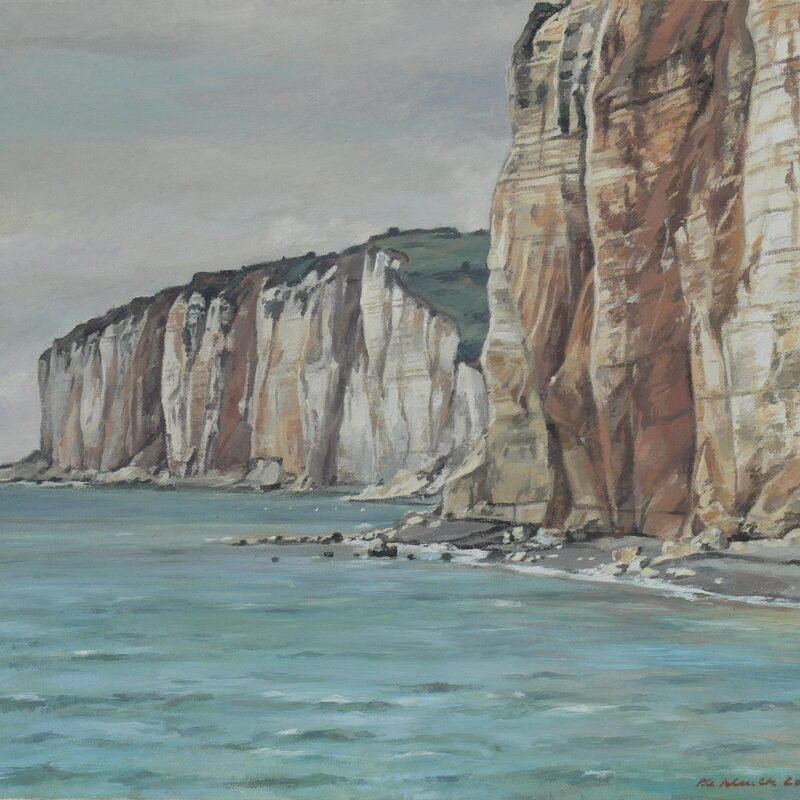 les-grandes-dalles - seine-maritime 2000, 52 x 59 cm, öl auf baumwolle