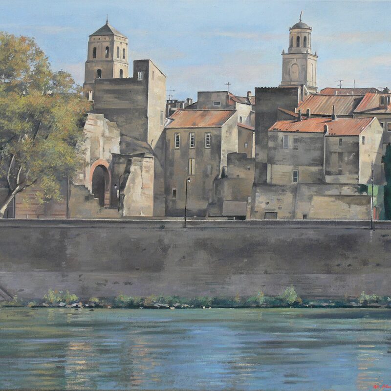 arles - bouches-du-rhône 2010, 60 x 70 cm, huile sur toile