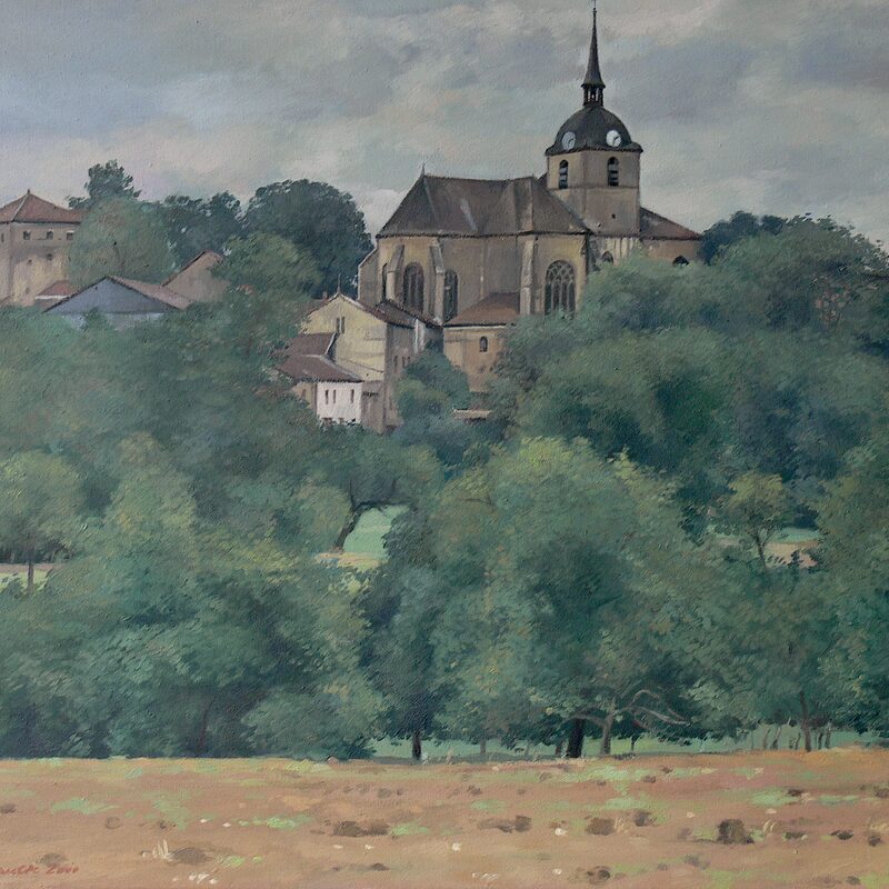 nully - haute-marne 2000, 60 x 69 cm, öl auf baumwolle