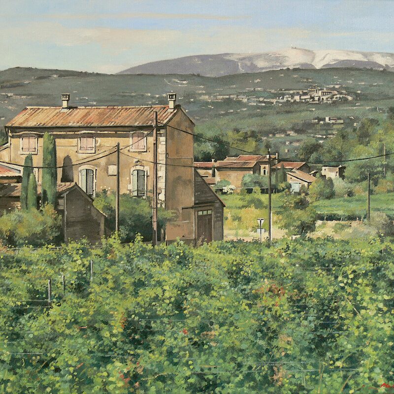 le-four-neuf - vaucluse 2016, 44 x 55 cm, öl auf leinwand