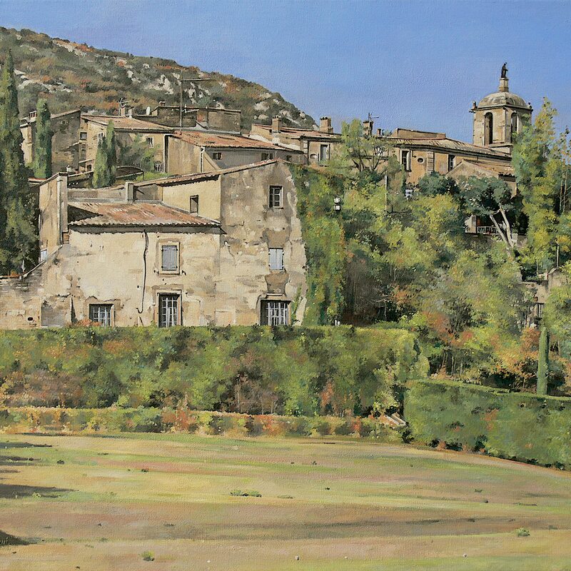 maubec - vaucluse 2016, 60 x 75 cm, öl auf leinwand