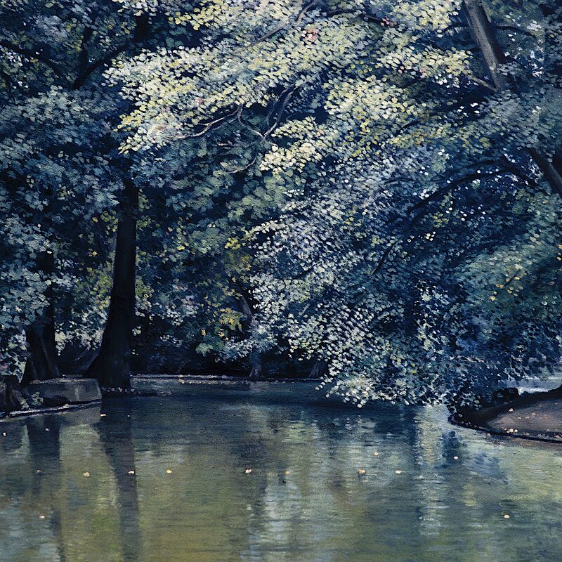 nells park, trier - rheinland-pfalz 1999, 60 x 69 cm, öl auf baumwolle