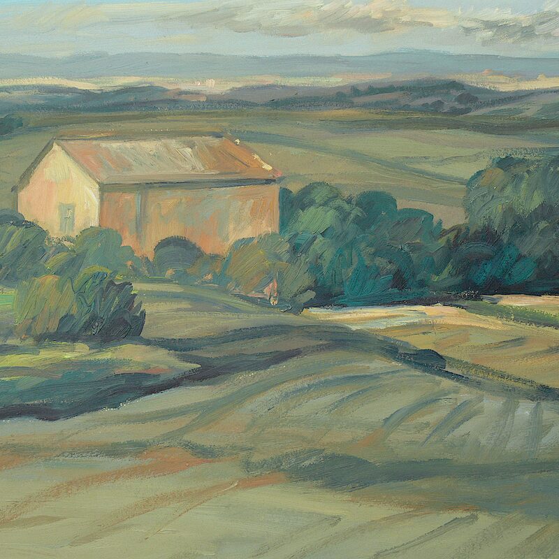 crete senesi près d'asciano - toscane 1995, 49 x 60,5 cm, huile sur carton