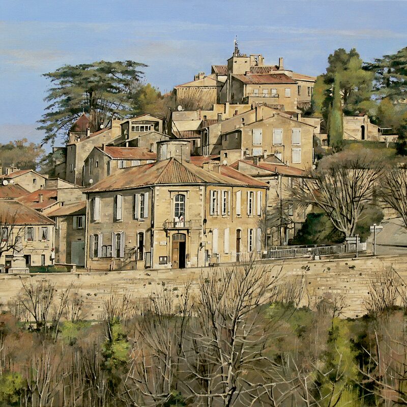 murs - vaucluse 2019, 60 x 75 cm, huile sur toile