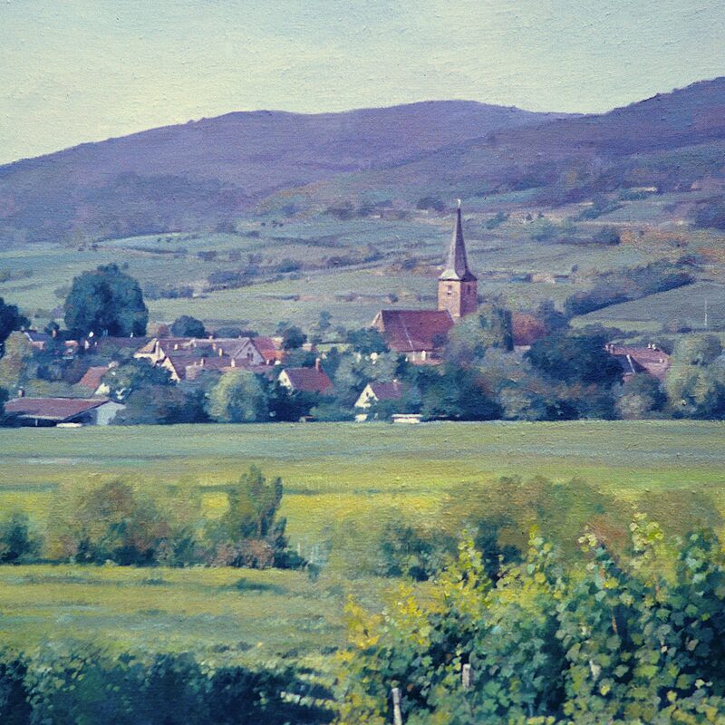 forst - rhénanie-palatina 2003, 52 x 59 cm, huile sur toile