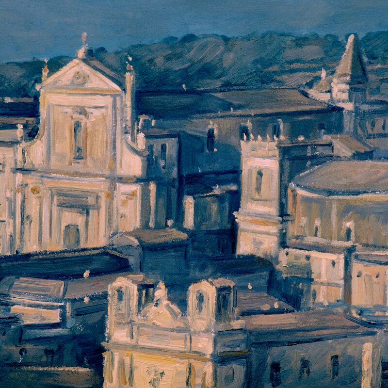 noto - sicile 1996, 45 x 60 cm, huile sur cotton