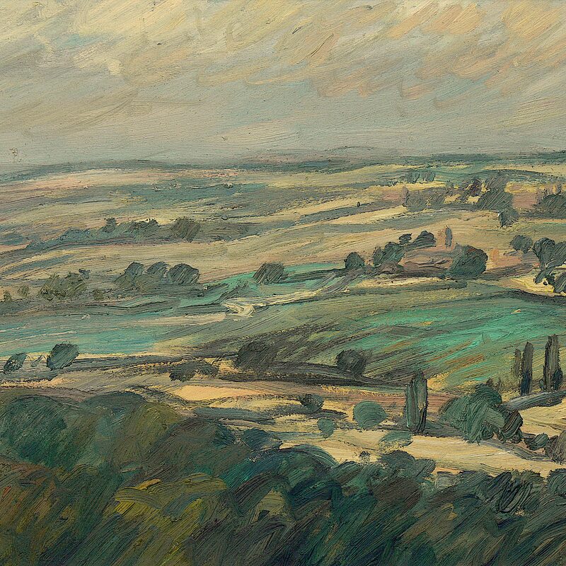 crete senesi près de buonconvento - toscane 1994, 31 x 42 cm, huile sur carton