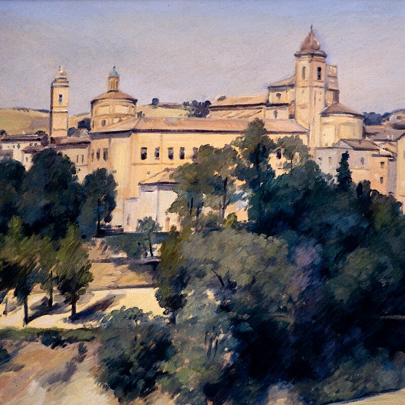 offida - marches 1998, 46 x 52 cm, huile sur carton