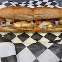 The Buffalo Bill sandwich served on wheat bread