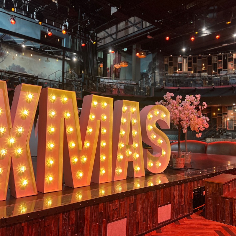 Xmas Leuchtbuchstaben mieten