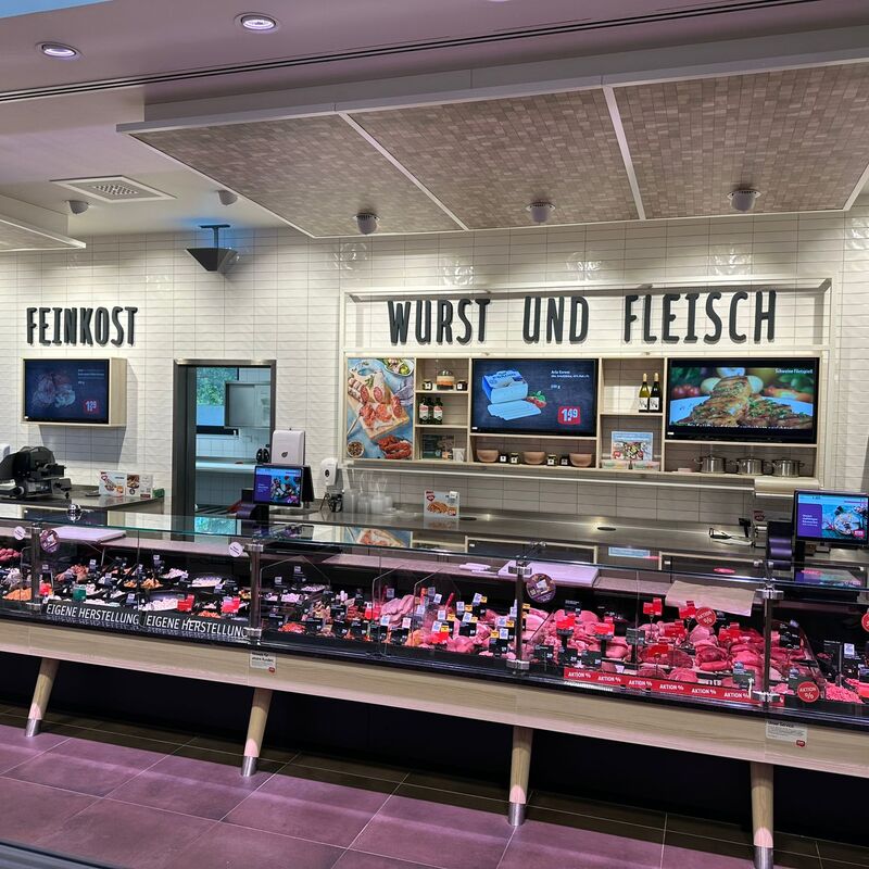 Bild der Wurst und Fleischabteilung