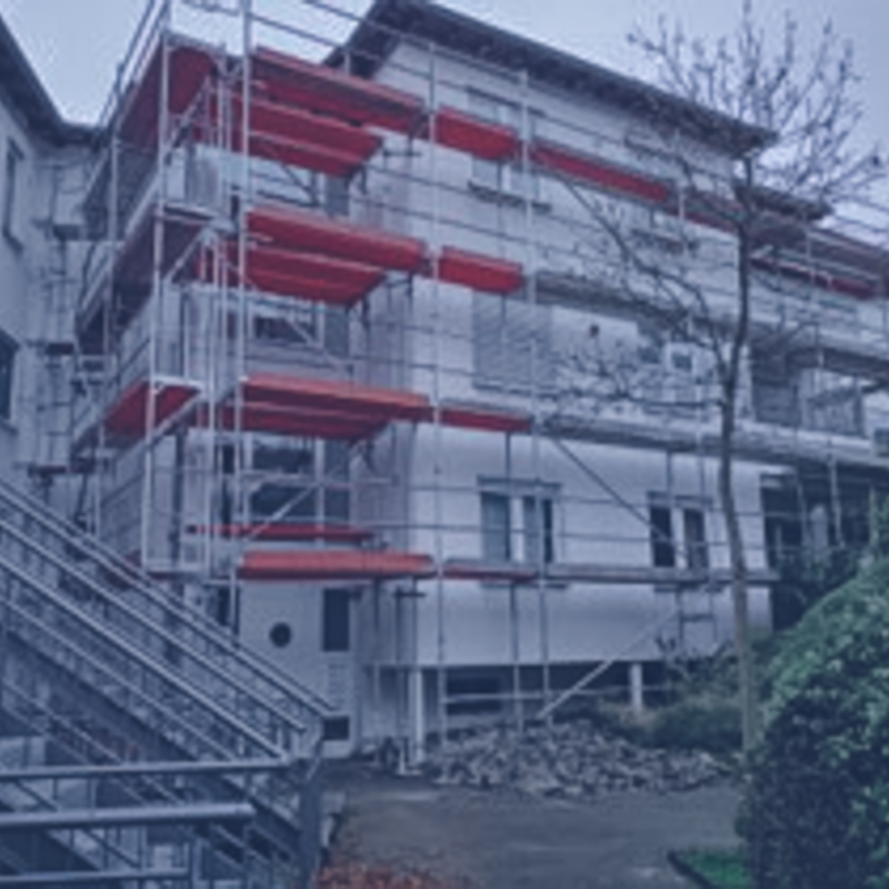 Gerüstbau Mehrfamilienhaus