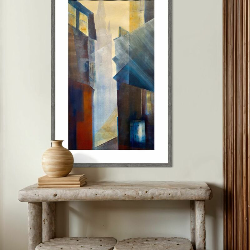 Gemälde: Church 
Stil: Abstrakte Malerei , Lasur Arbeit in Acryl auf Malervlies
Format: 69x39cm
Preis: 340 €
Verfügbarkeit: 
sofort lieferbar