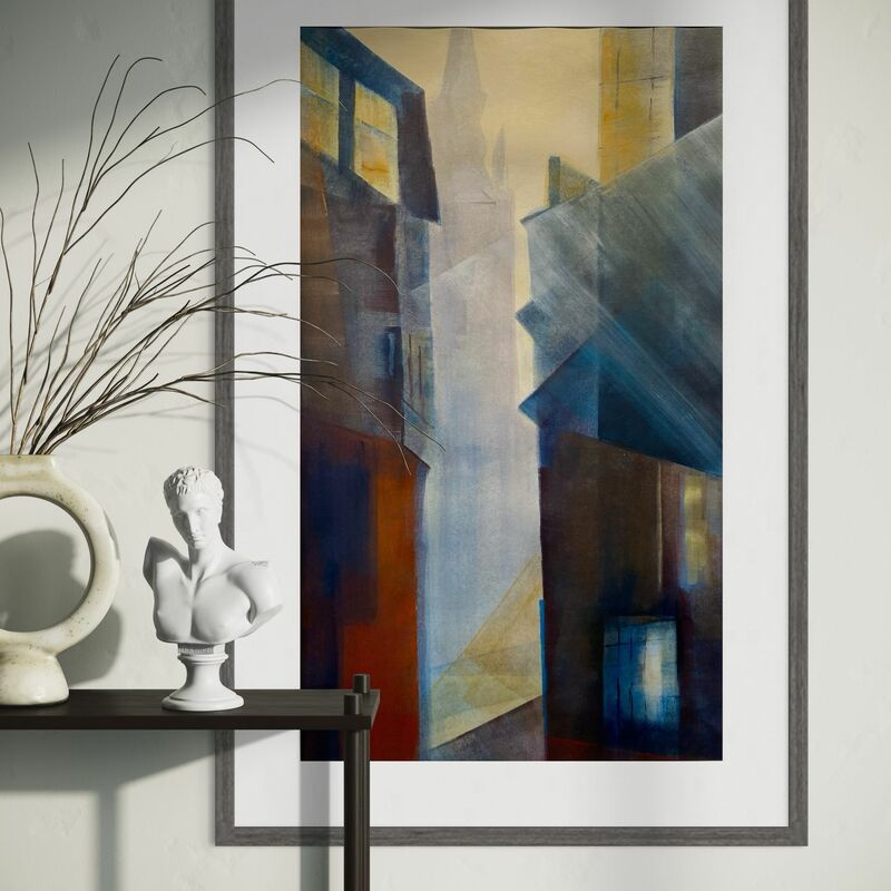 Gemälde: Church 
Stil: Abstrakte Malerei , Lasur Arbeit in Acryl auf Malervlies
Format: 69x39cm
Preis: 340 €
Verfügbarkeit: 
sofort lieferbar