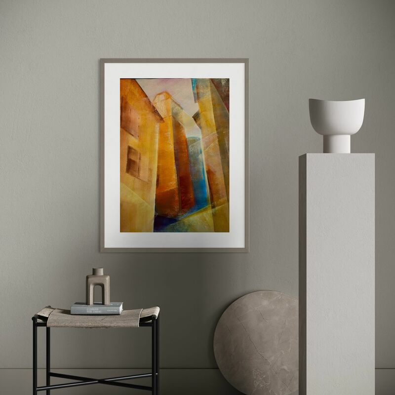 Gemälde: Saint-Tropez
Stil: Abstrakte Malerei, Lasur Arbeit in Acryl auf Malervlies 
Format: 61x46cm
Preis: 340€
Verfügbarkeit: 
sofort lieferbar
