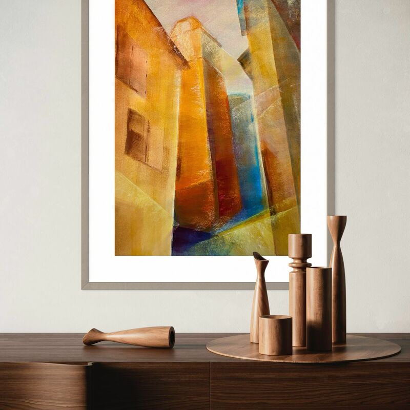Gemälde: Saint-Tropez
Stil: Abstrakte Malerei, Lasur Arbeit in Acryl auf Malervlies 
Format: 61x46cm
Preis: 340€
Verfügbarkeit: 
sofort lieferbar
