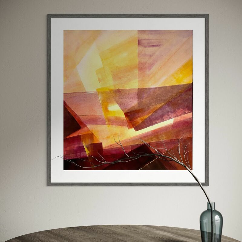 Gemälde: Sunlight
Stil: Abstrakte Malerei, Lasur Arbeit auf Malervlies
Format: 70x64cm
Preis: 390€
Verfügbarkeit: 
sofort lieferbar
