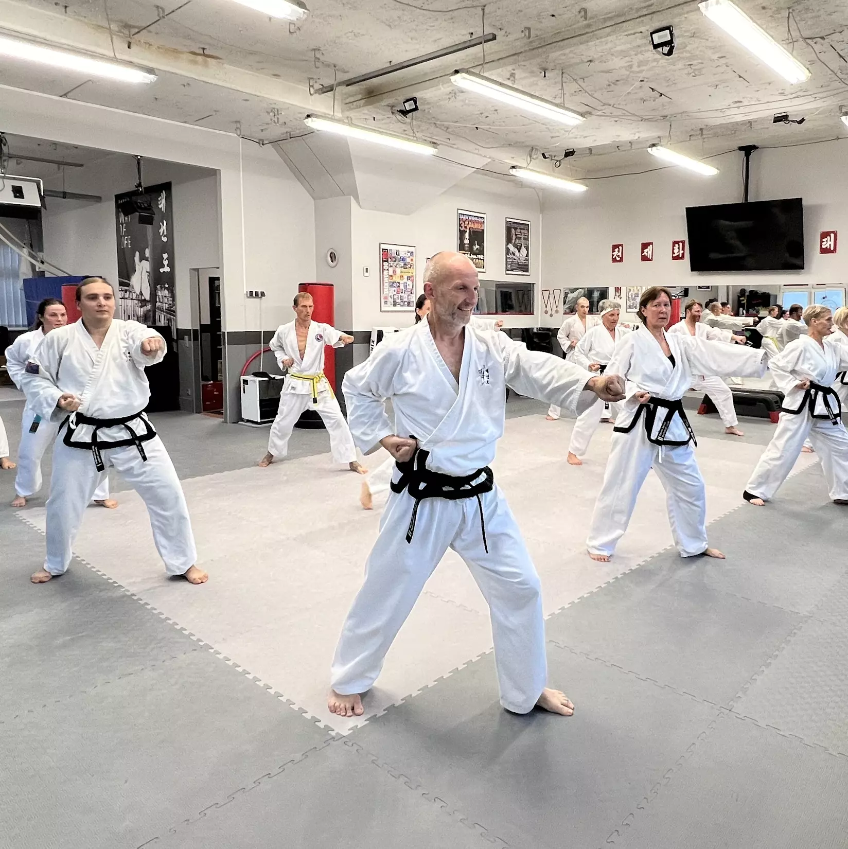 Gruppentraining im Black Ronin Martial Arts Club Jena