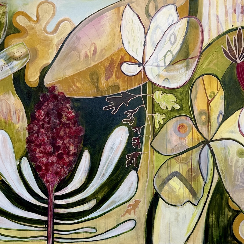 "Lucia" - individuelles Auftragswerk 

Acryl. Acrylic Ink, Ölkreiden, Acrylstifte, Polychromos

100 x 150 cm 