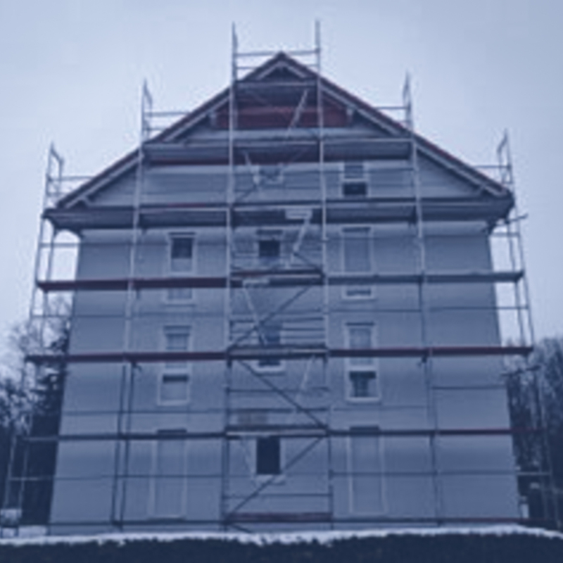 Gerüstbau Hausfront