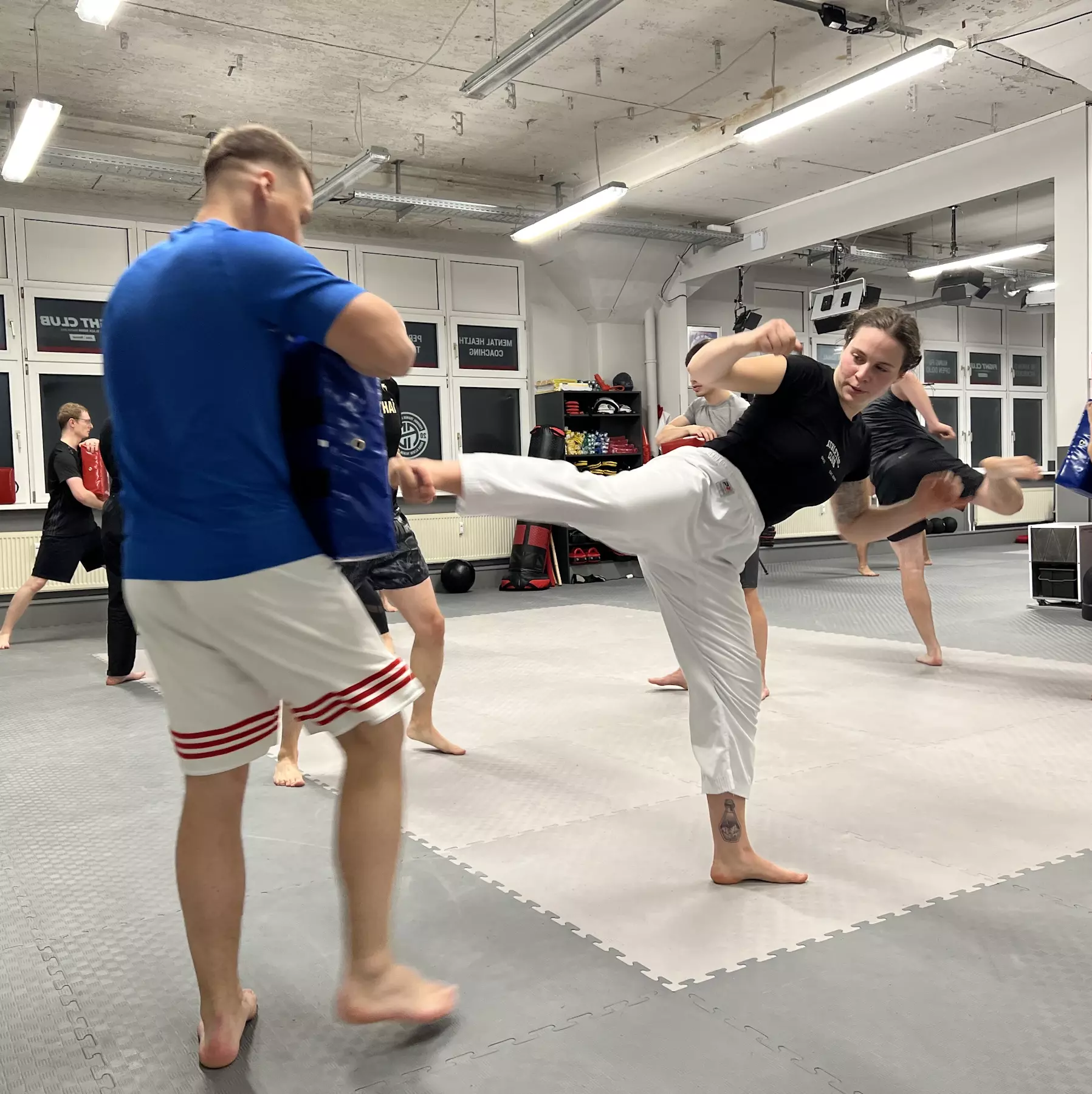<small>Kick-Training im Fight Club Jena</small>