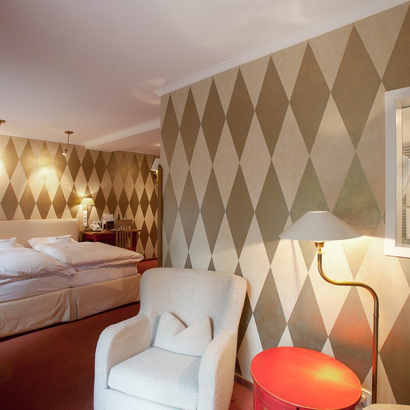 eines unserer individuell eingerichteten Doppelzimmer Comfort im Stammhaus