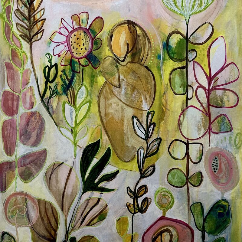 "Anbindung" 

120x70 cm, Acryl. Polychromos auf Leinwand 

Preis: 1045,00 € 
VERKAUFT
zu sehen in der Zahnarztpraxis von Frau L. Fahrnholz in Freising 