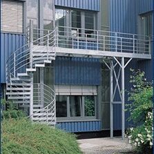 Spindeltreppe am Flughafen 
Hannover