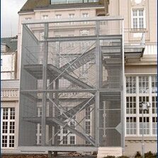 Treppenanlage Hamburg
Gitterroste zur Sicherungs-
einzäunung einer 
Treppenanlage