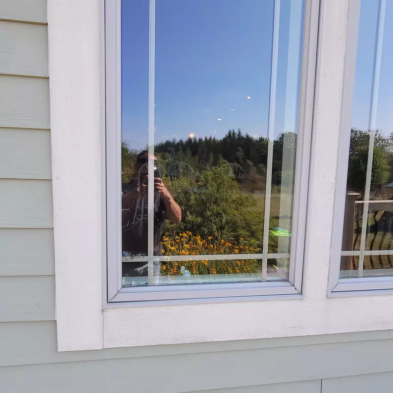 Clean new window pane.