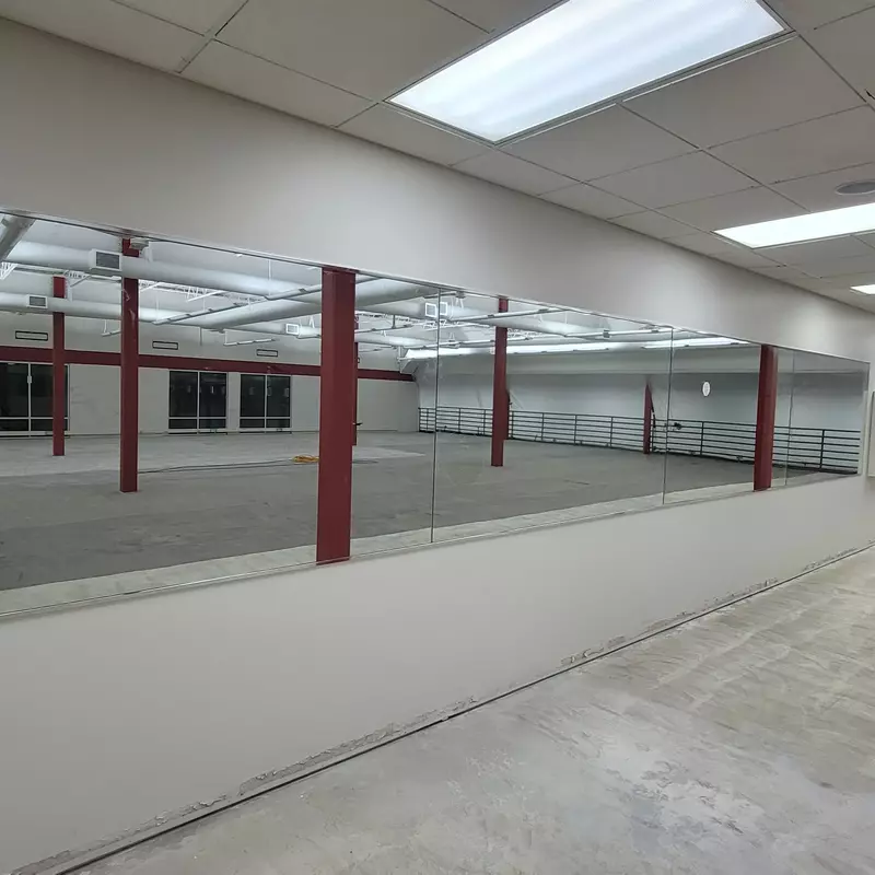 Installation of several large mirrors.