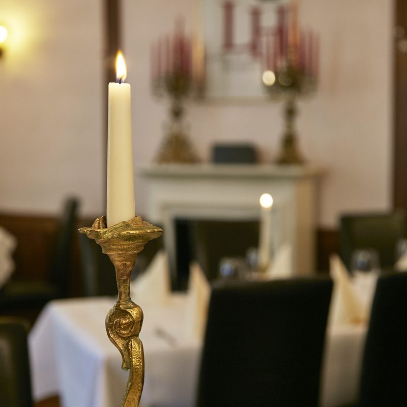 Festzimmer - Kerzendeko