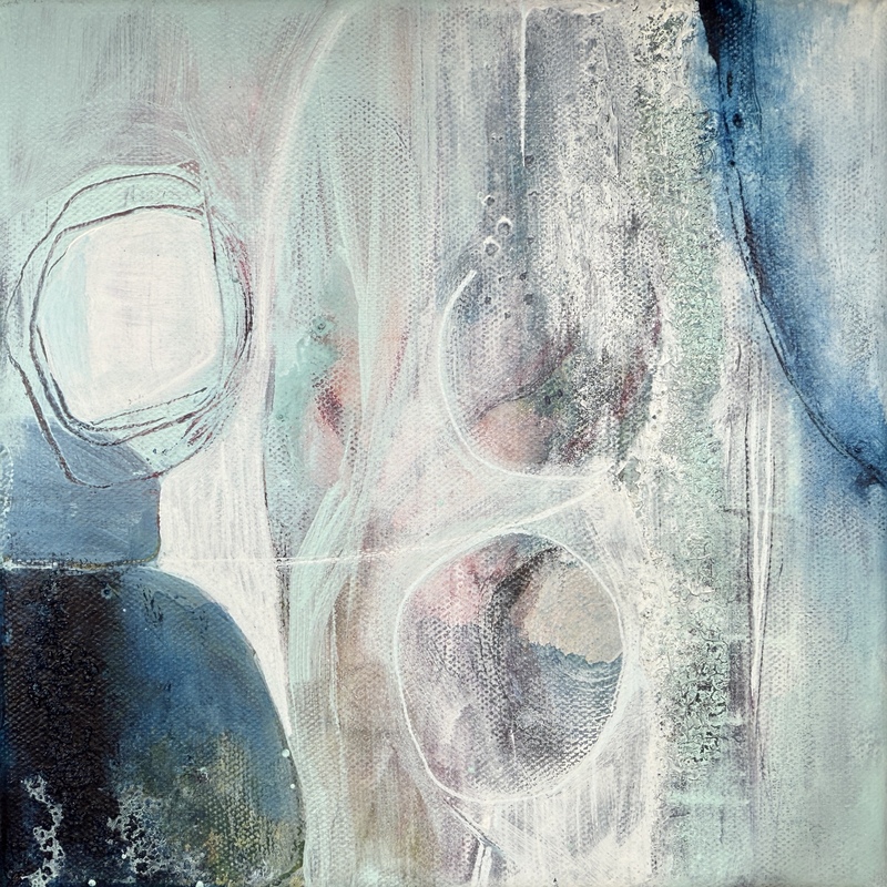 "Flow" 

20 x 20 cm 
Sand, Acryl, Acrylic Ink auf Leinwand 

150,00 € ; zzgl. Versandgebühr