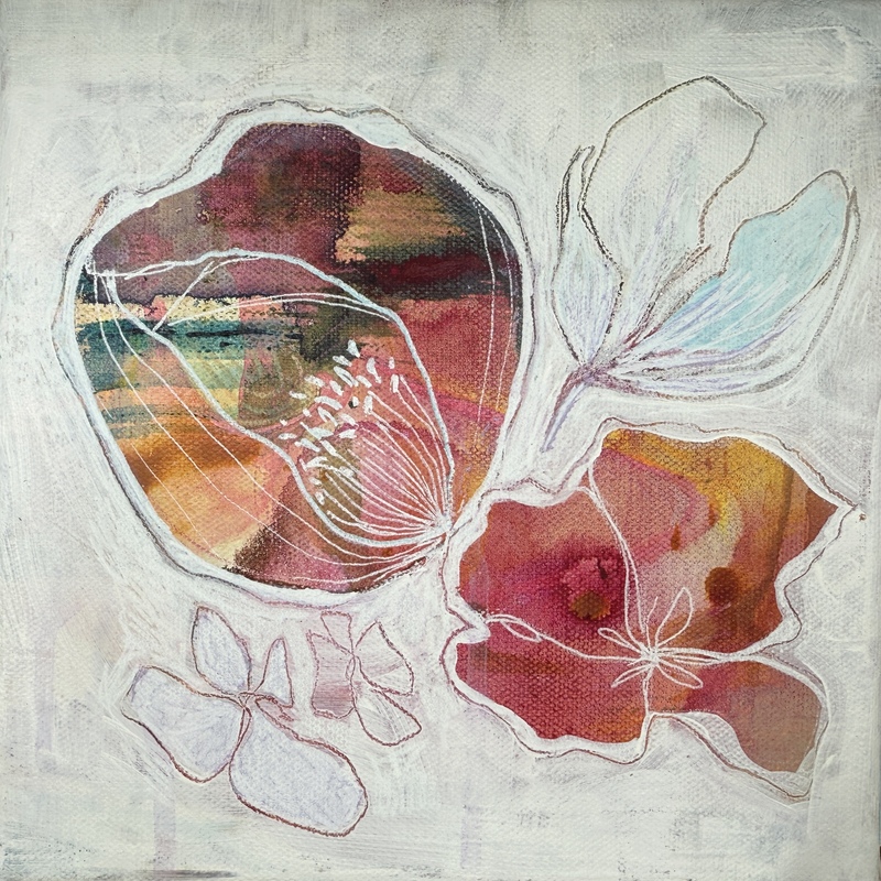 "Bloom"

20 x 20 cm 
Acryl, Acrylic Ink auf Leinwand 

120,00 € ; zzgl. Versandgebühr