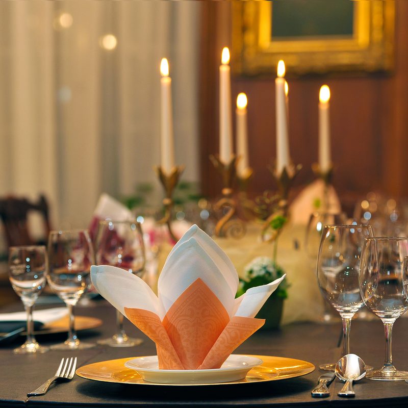 Festzimmer -  Serviettendeko