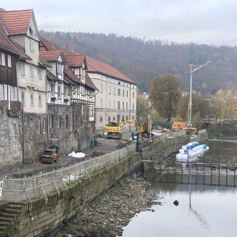 Baustelle Wanfrieder Schlagd 
