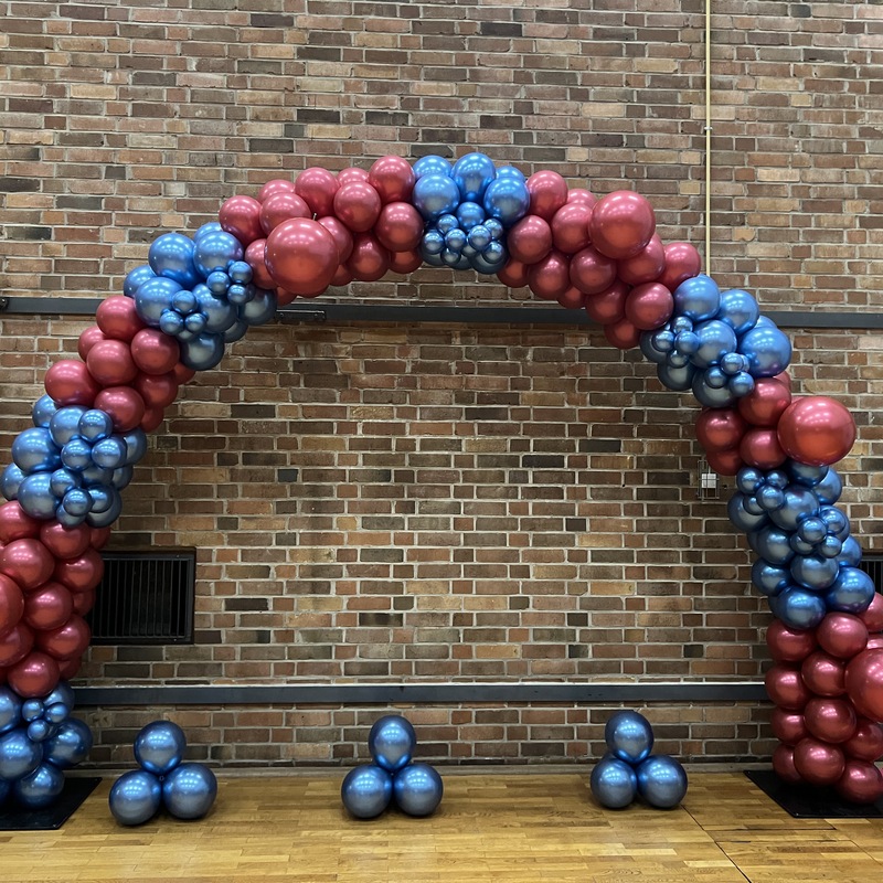 Ballonbogen freistehend als Evendeko