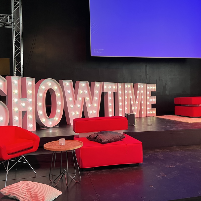 Event Design mit Leuchtbuchstaben - Event Hamburg