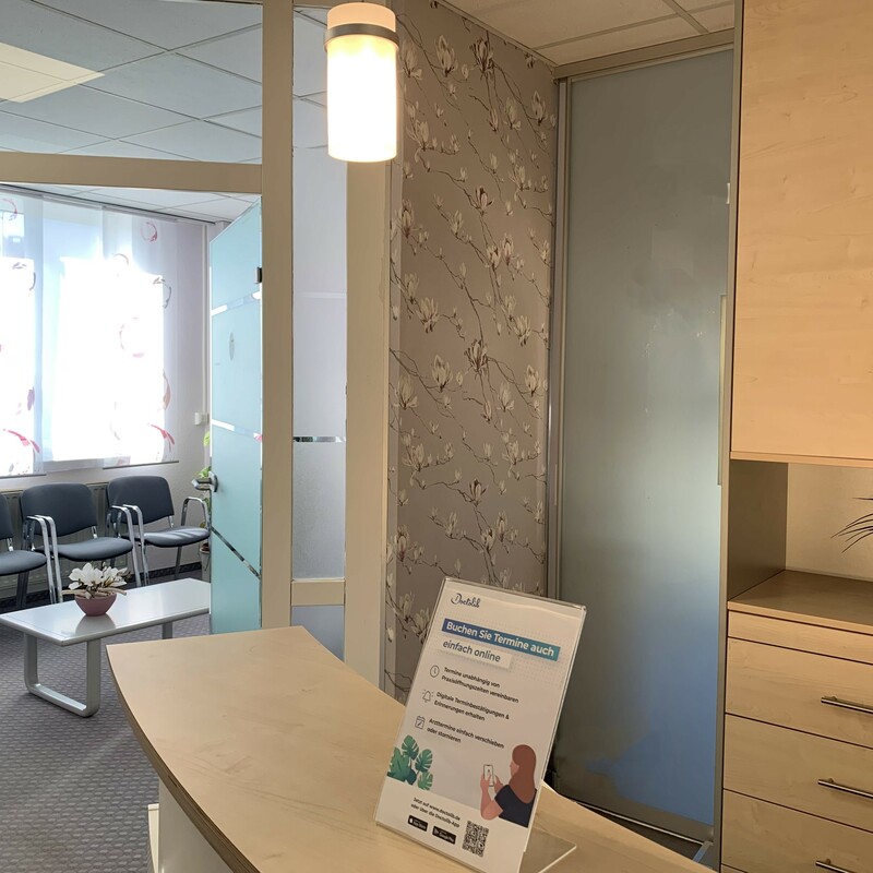 Empfang der Praxis Roma Jagielski & Kamila Gulewicz