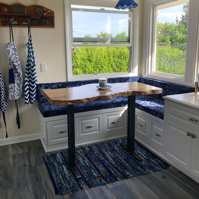 “Kathy at Windy Hill Weavers turns scrap from a local institution, Pendleton© Mill, into works of art. For me, these rugs make my home feel warm and cozy. Thank you Kathy for making me such lovely works.” -Kelly O’S