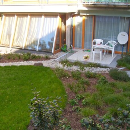 Humboldtring Dachbegrünung mit Terrasse 