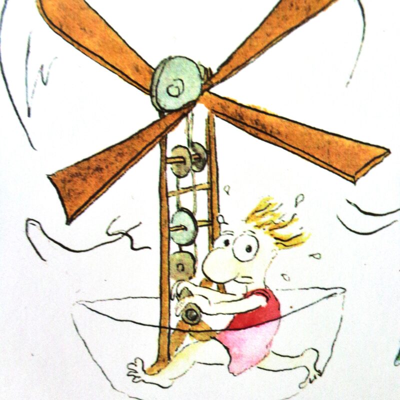 Aus dem Kinderbuch „Maluna und die Sonne“ Dagmar Noelle 1984