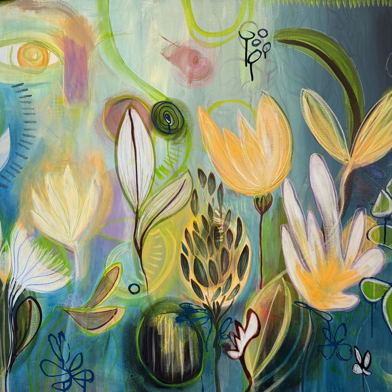 "Schutz und Geborgenheit"

100 x 80 cm 

Acryl, Acrylic Ink, Aquarylic, Buntstifte auf Leinwand 

VERKAUFT