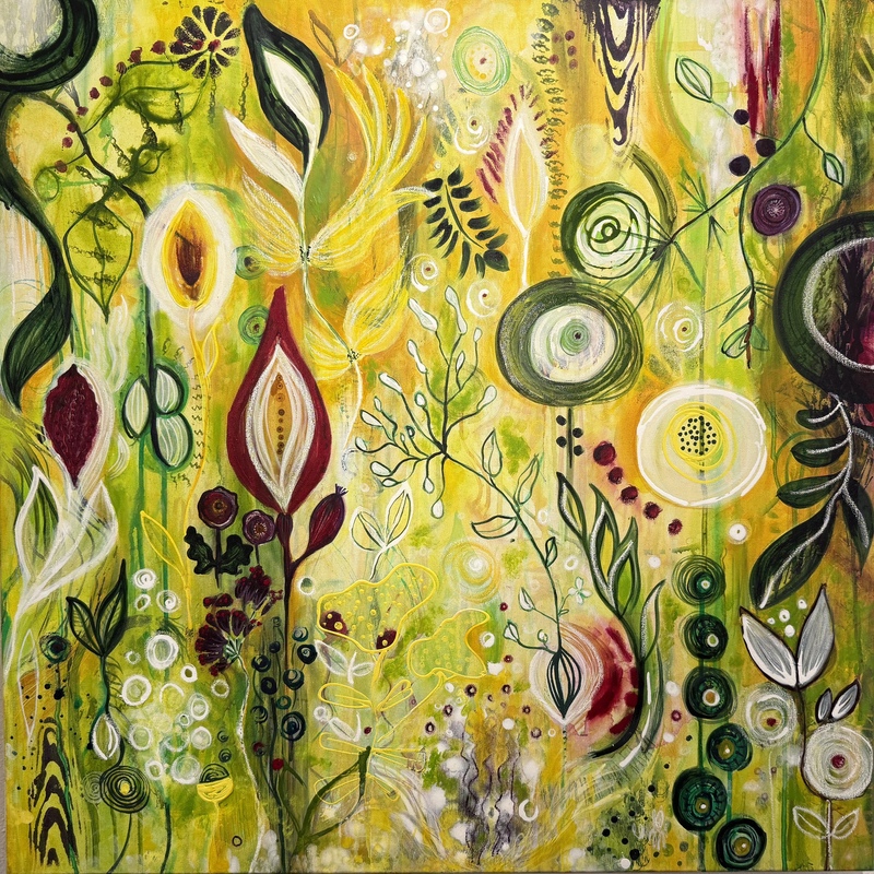 "Hannah" - individuelles Auftragswerk 

Acryl. Acrylic Ink, Acrylstifte, Polychromos

80 x80 cm 