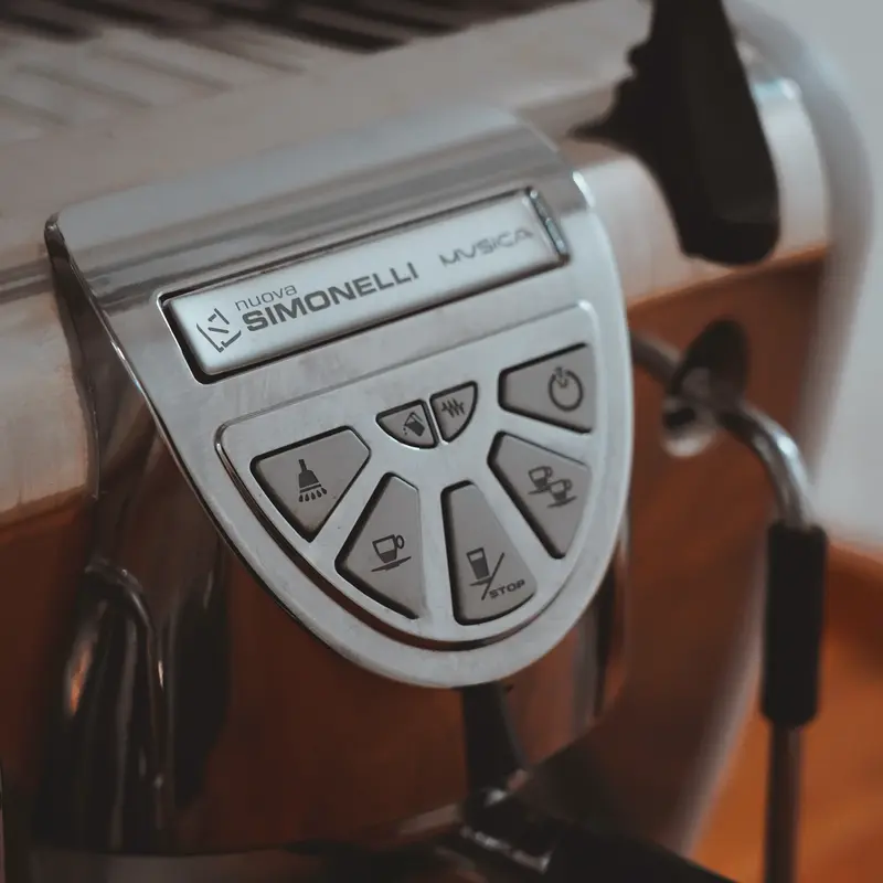 Simonelli Kaffeemaschine Detailansicht