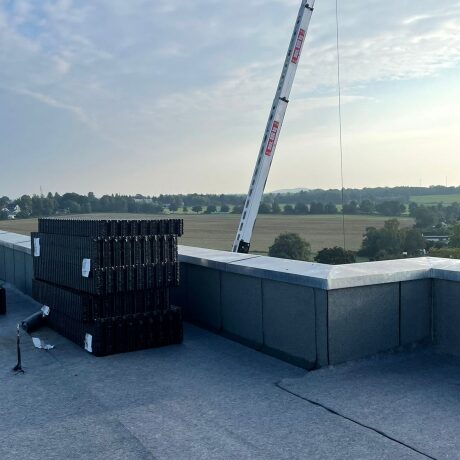 Rollrasen für Dachterrasse