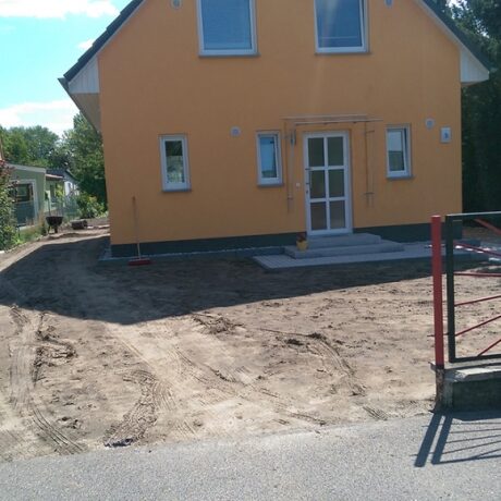 Boden vor der Verlegung von Rollrasen