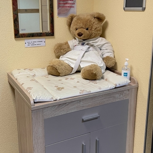 Wickelecke im Dojo in Rudersberg