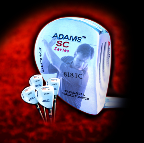 Adams Golf Faldo SC Series photo illustration for ad campaign